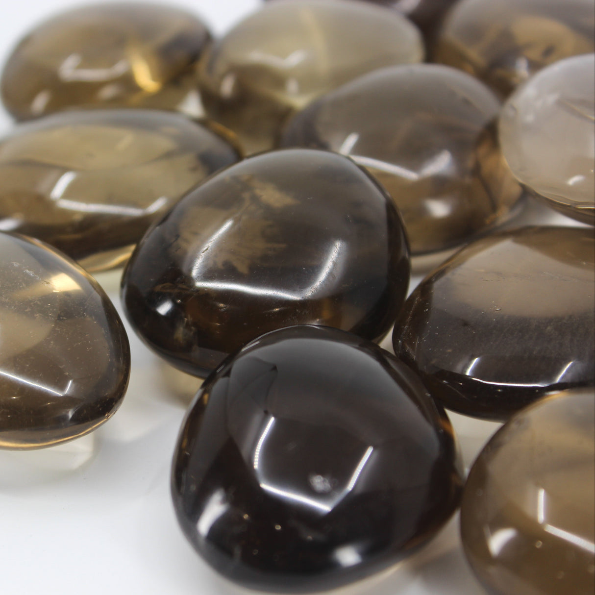 Smoky Quartz Palm Stone