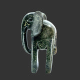 Tall Stone Elephant Sculpture