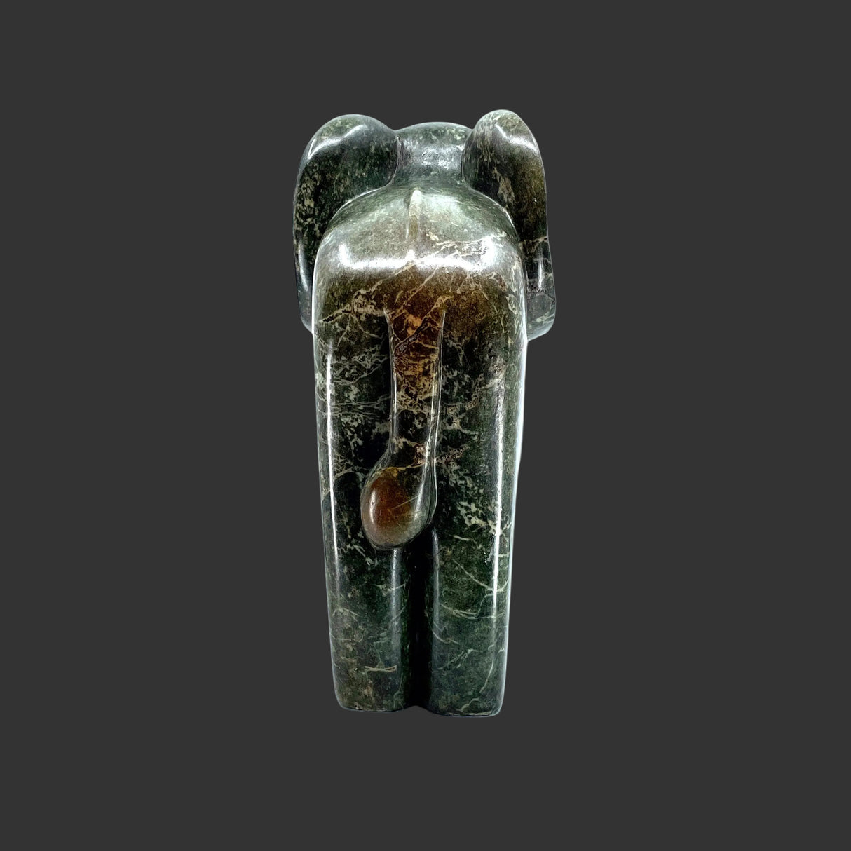 Tall Stone Elephant Sculpture