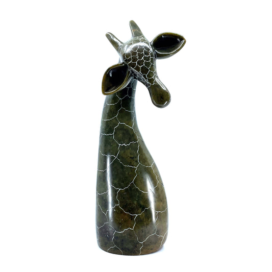 Stone Giraffe Sculpture