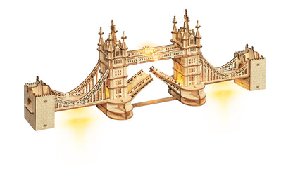 Tower Bridge 3D Wooden Model