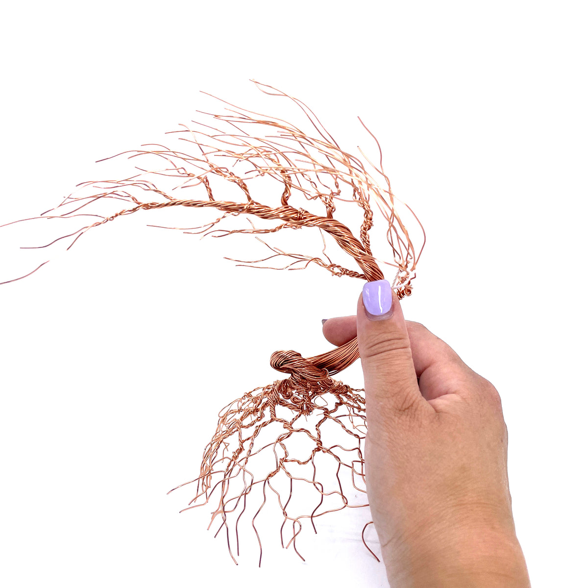 Large Windswept Wire Tree Sculpture