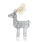 Gold Antler Wrapped Wire Reindeer
