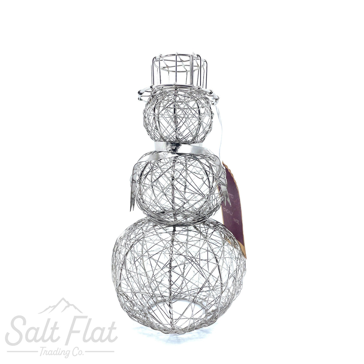Silver Wire Snowman