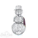 Silver Wire Snowman