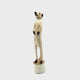 Standing Meerkat Sculpture in Jacaranda Wood