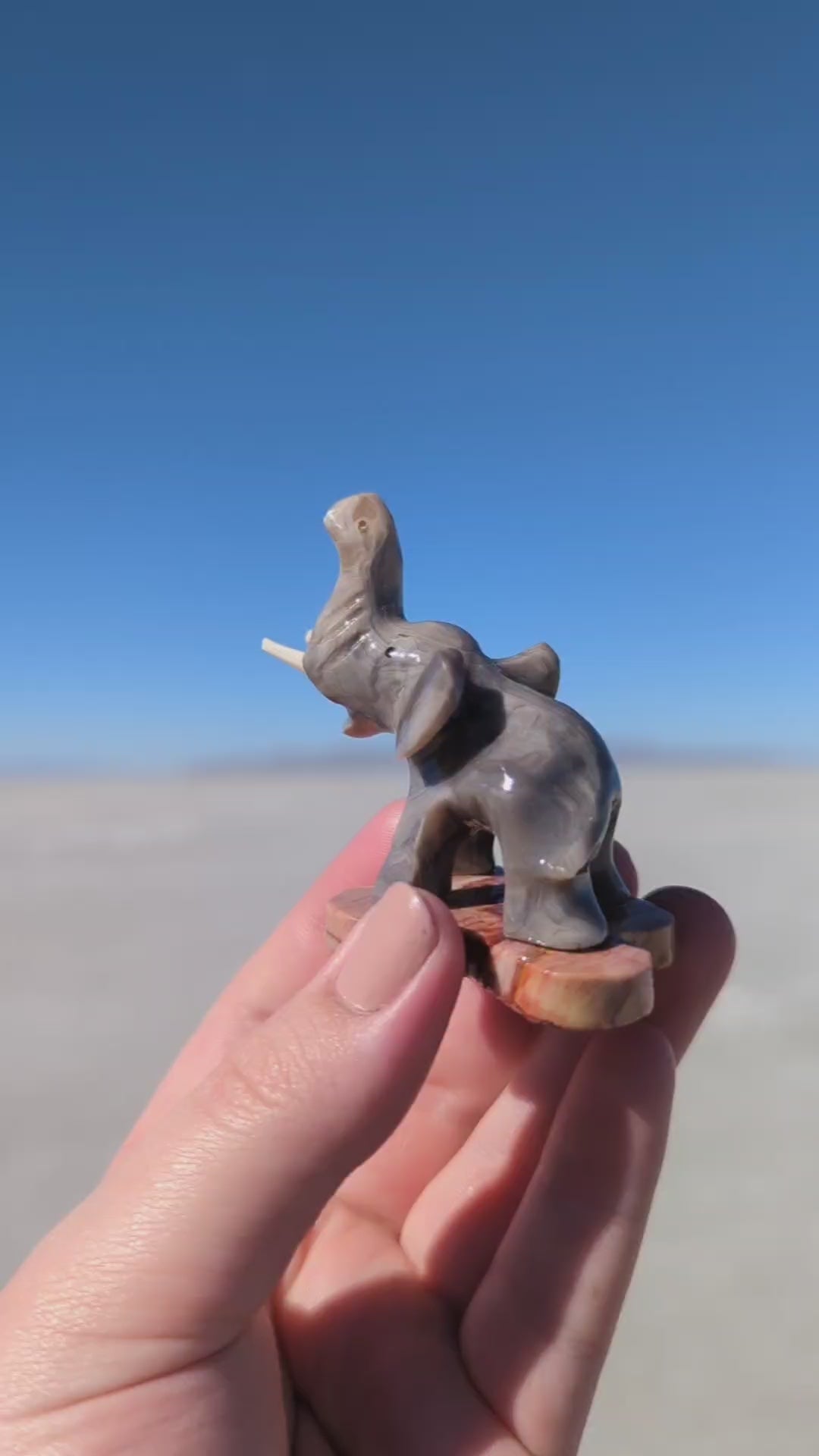 2" Marble Elephant