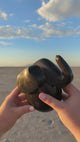 Small Stone Elephant Sculpture