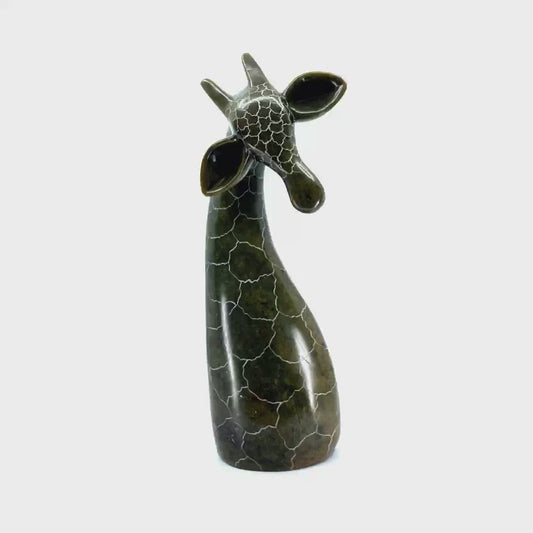 Stone Giraffe Sculpture