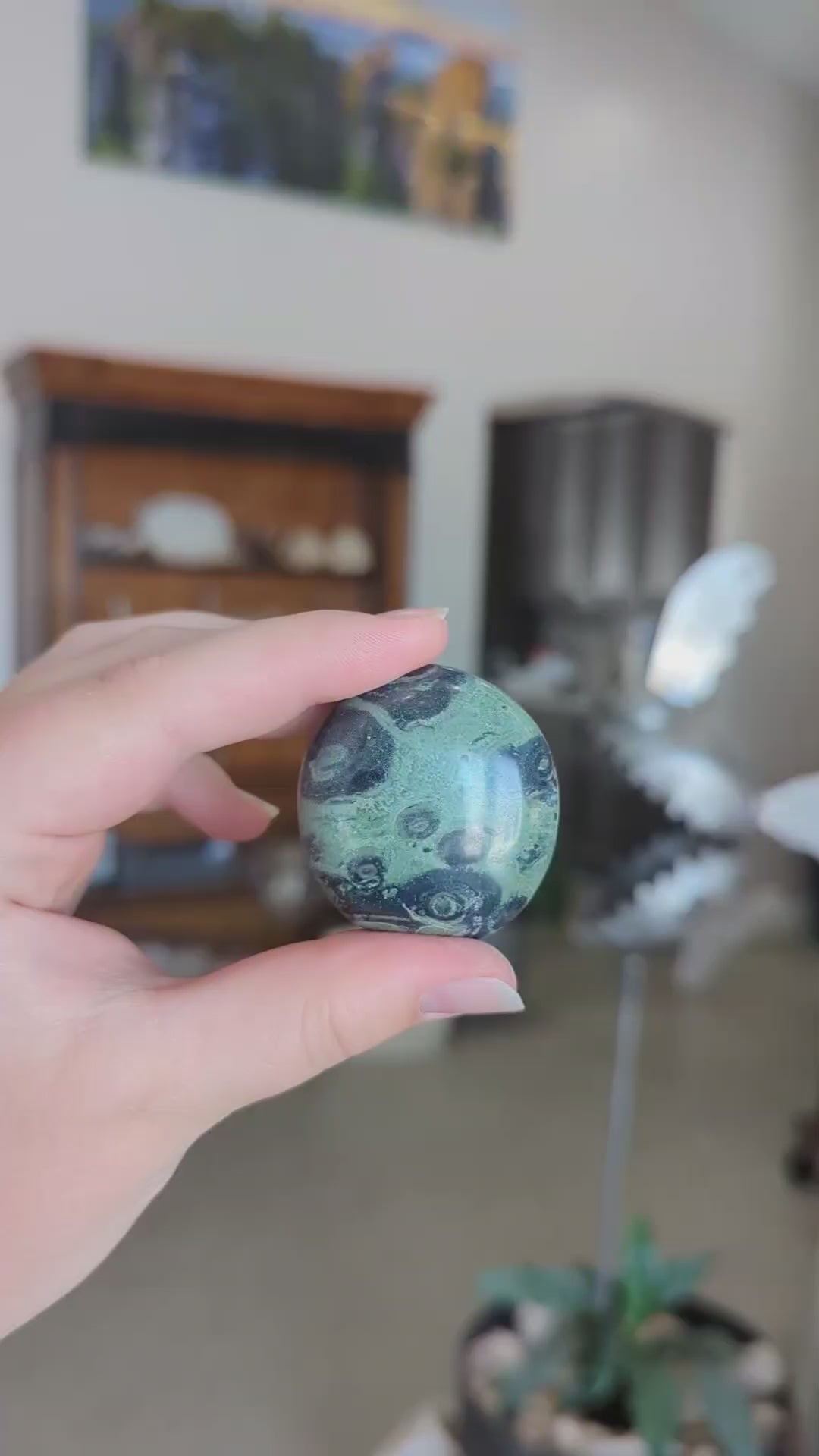 Kambaba Jasper Palm Stone