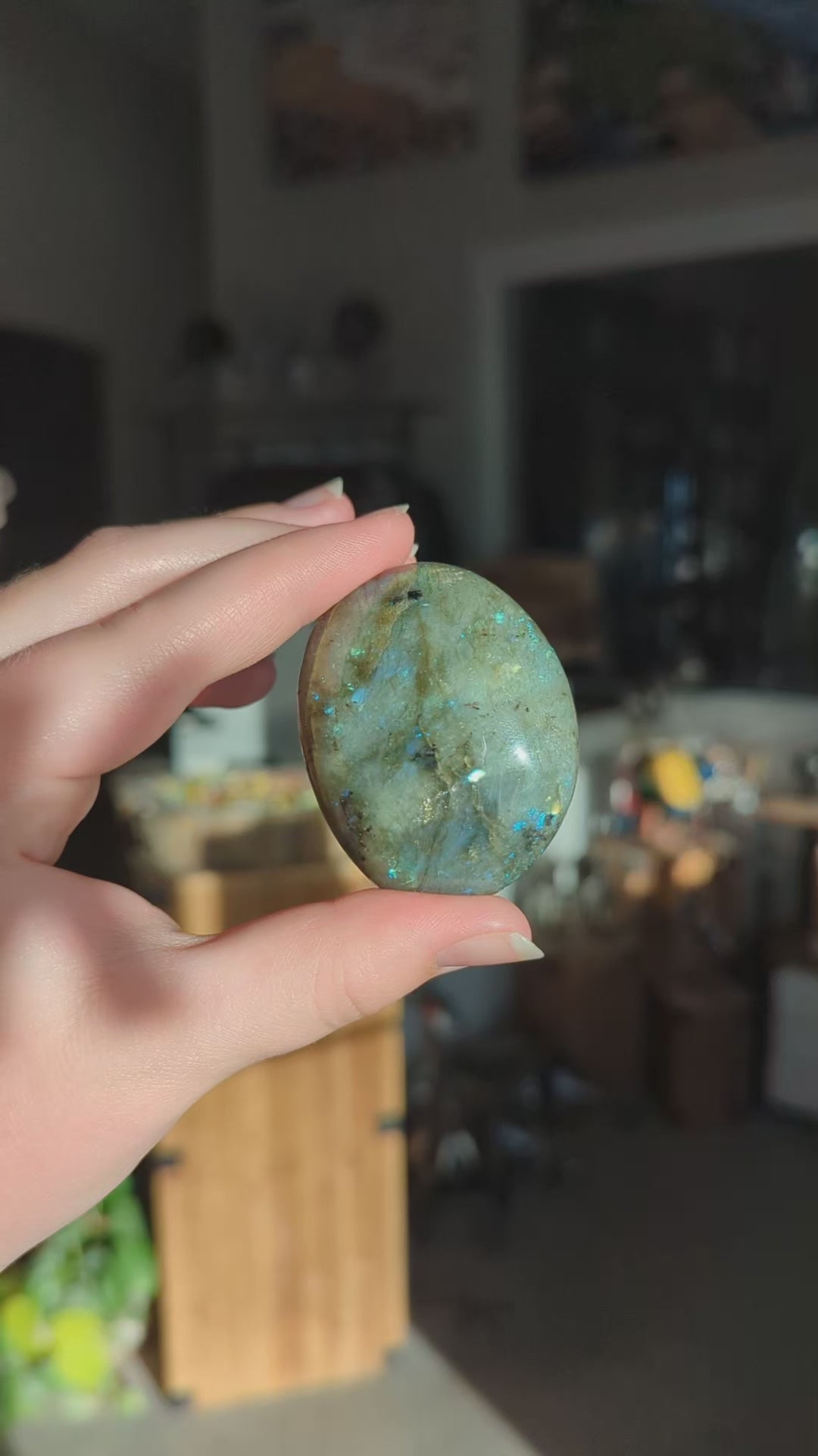Labradorite Palm Stone