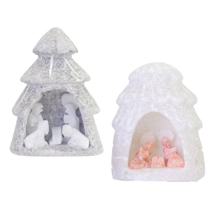 Mini Alabaster Nativity